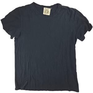 Jungmaven | Black Hemp & Cotton Short Sleeve Shirt | Size Medium